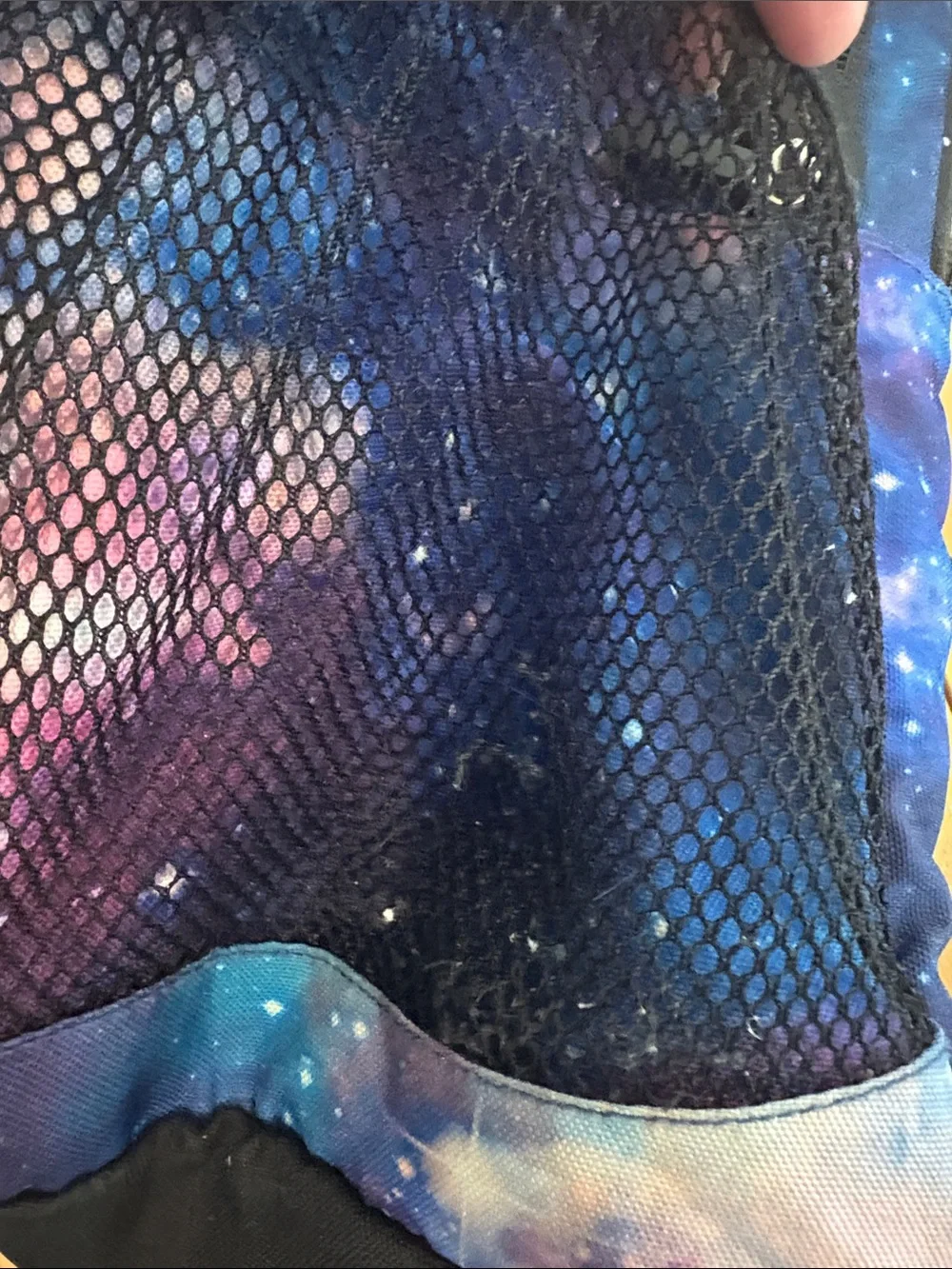 Pottery Barn Teen Galaxy Print Backpack in Blue, Pink, Purple